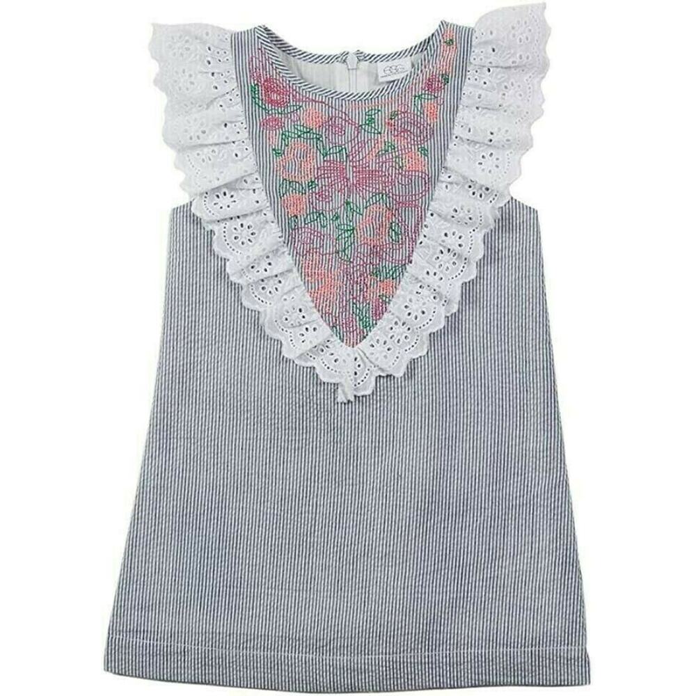 $70 EGG by Susan Lazar Amina Holiday Dress NEW Embroidered Sundress Birthday 2T